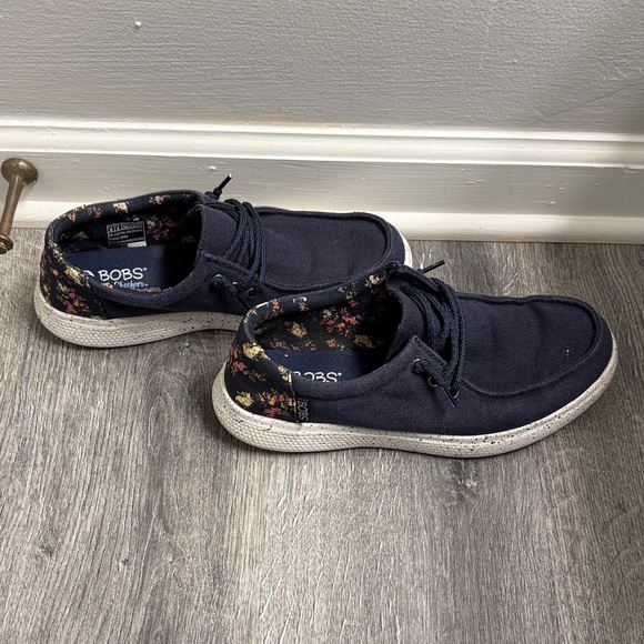 Skechers Slip-ins: BOBS Navy & Floral - Picture 4 of 5